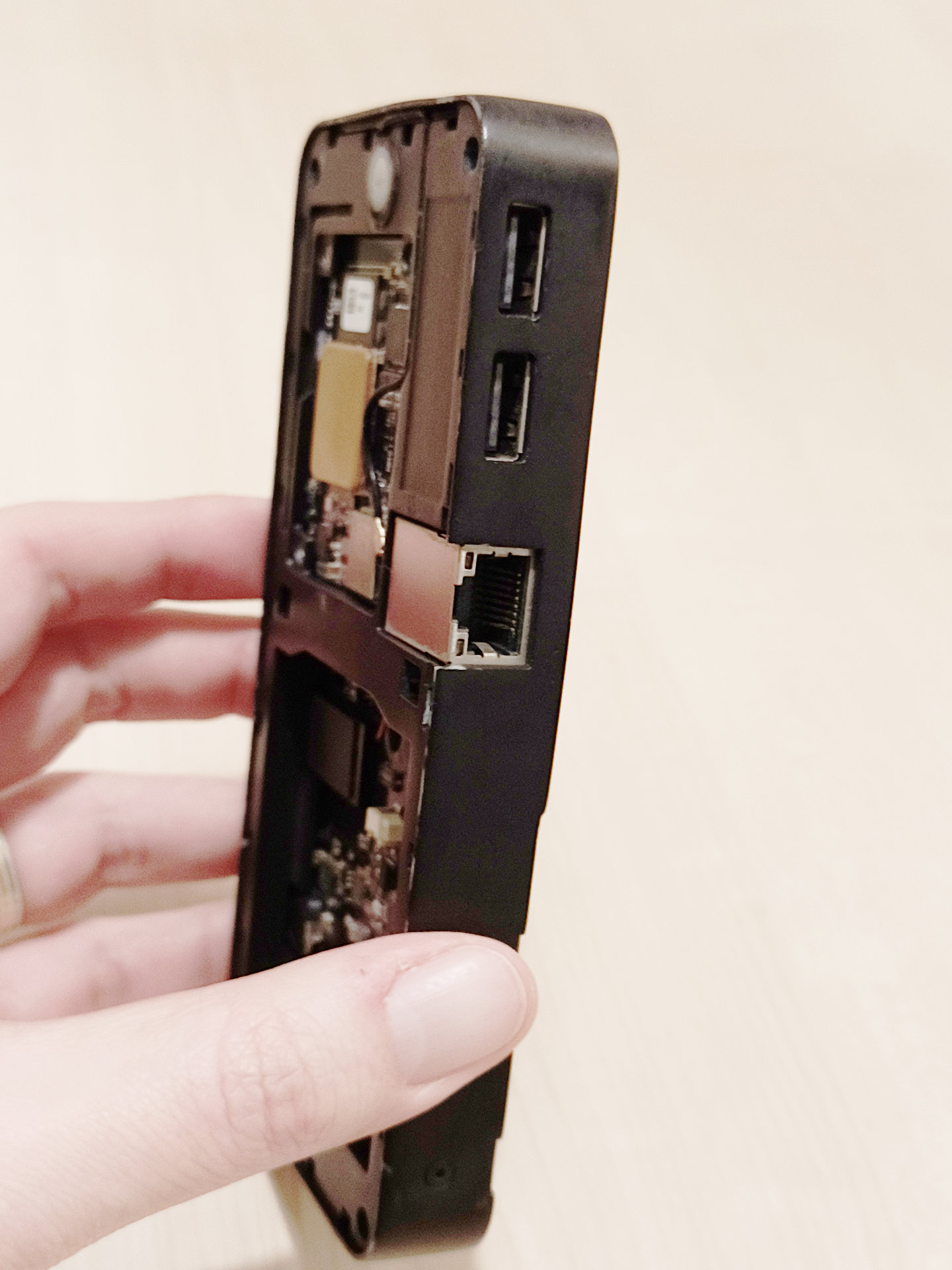 Mecha Comet prototype with RJ45